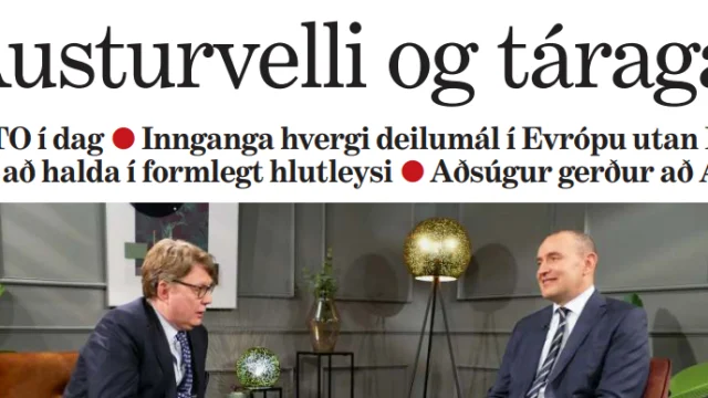 SAGNFRÆÐINGAR TALA UM NATÓ OG 30. MARS 1949