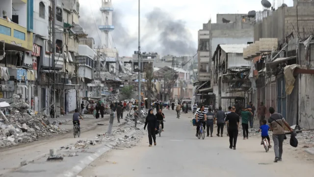Gaza séð frá vettvangi þjóðarmorðsins