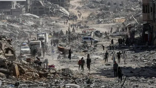 Endurreisn Gaza og ríkisstaða rædd; alþjóðleg forysta gagnrýnd
