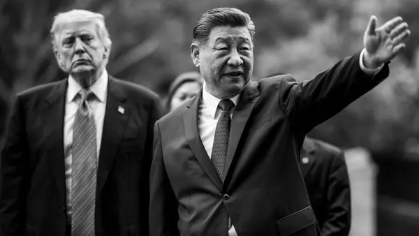 Xi hefur ríkisheimsókn sína til Bandaríkjanna þegar Trump heldur viðræður um viðskipti og öryggismál