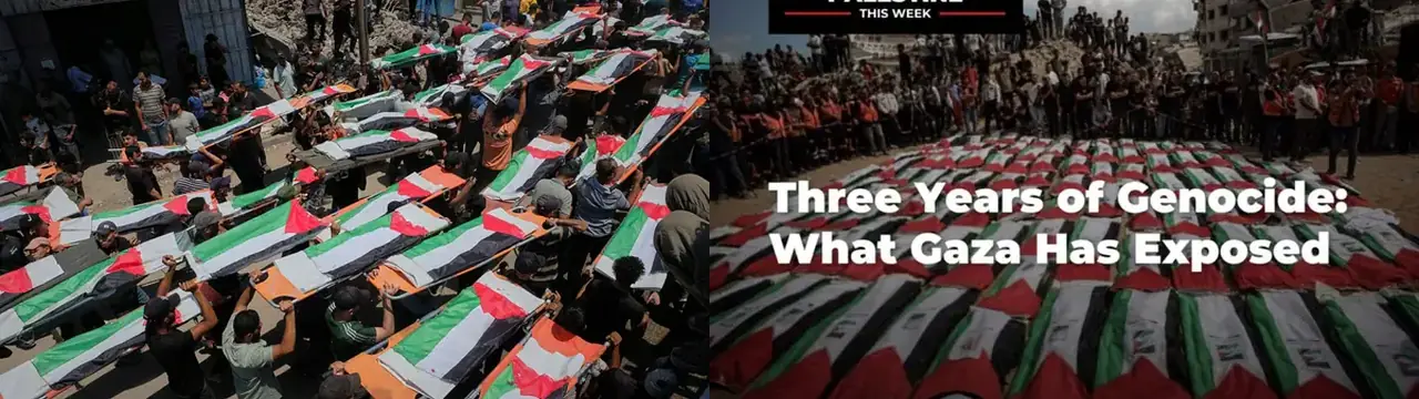 Þriggja ára stríð á Gaza afhjúpar bresti í vestrænum stjórnmálum