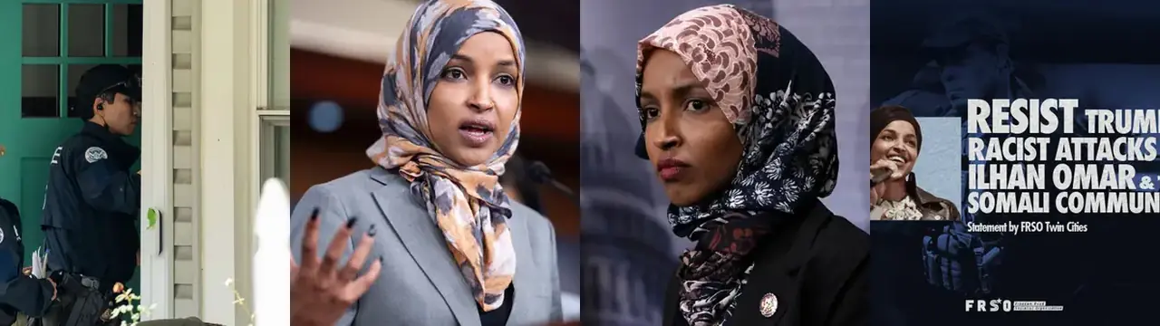 Alríkislögreglumenn leita á heimili Ilhan Omar