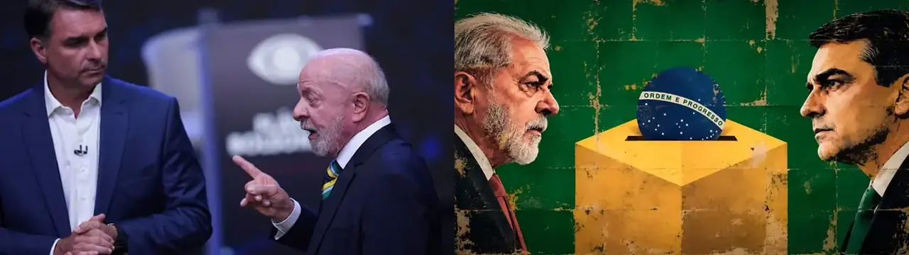 Lula og Flávio Bolsonaro mælast með jafnt fylgi