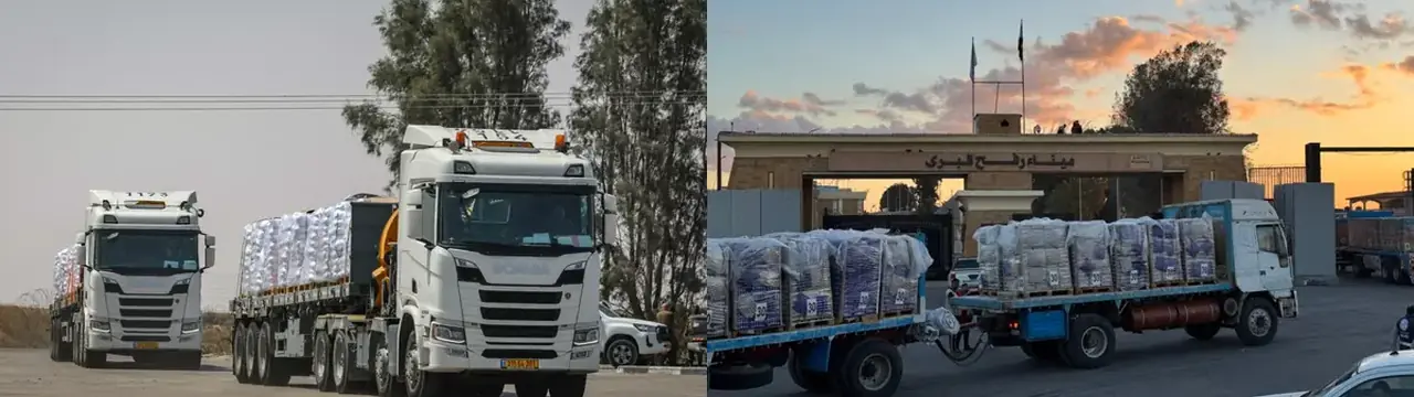 Ísrael takmarkar hjálpargögn til Gaza við 300 bíla á dag