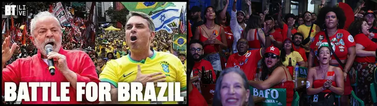 Lula og Flávio Bolsonaro mætast í tvísýnni úrslitakosningu