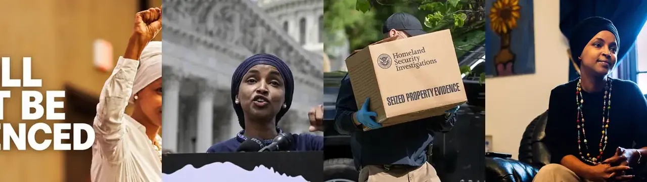 Ilhan Omar segir húsleit á heimili sínu pólitíska ógnun