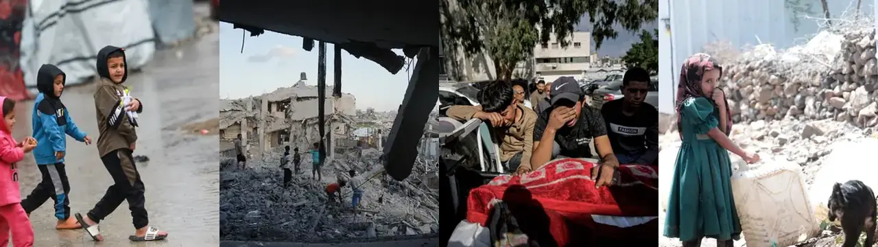 Birgðir fyrir skjól á Gaza ná aðeins 17% af vetrarþörf