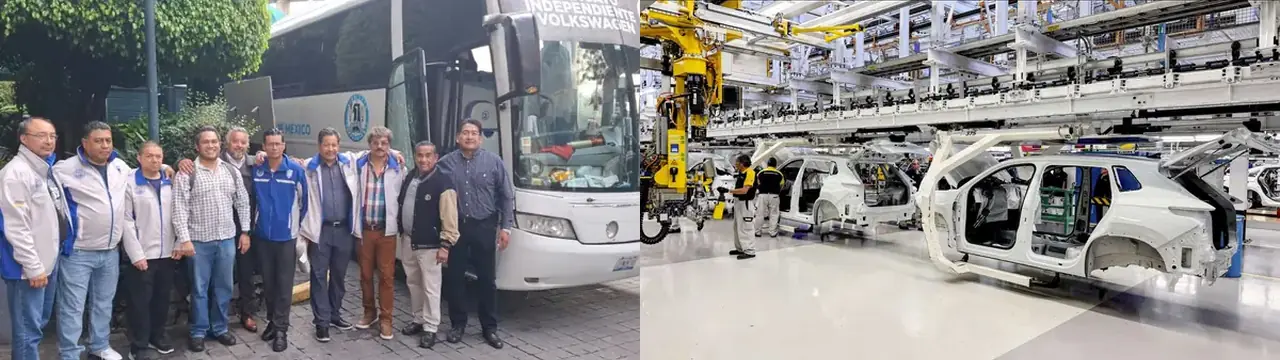 Starfsfólk Volkswagen í Puebla greiðir atkvæði um launatilboð
