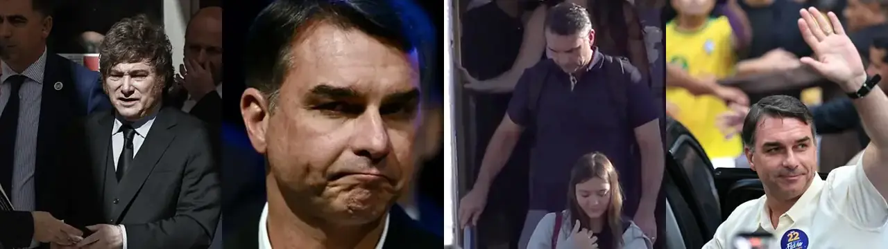 Argentínskur þingmaður kærir brottför Flávio Bolsonaro