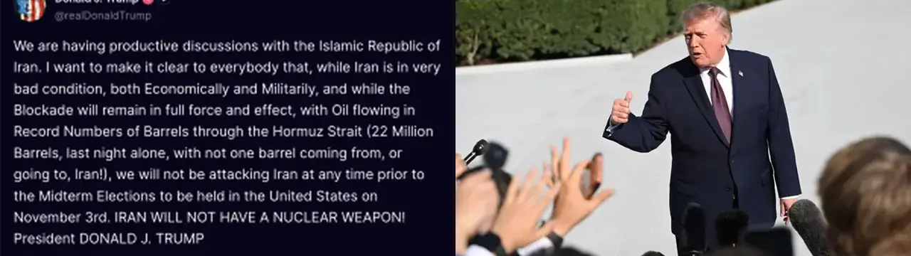 Trump segir Bandaríkin ekki munu ráðast á Íran fyrir kosningar