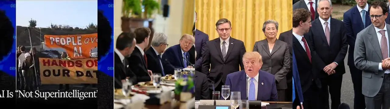 Trump og forstjórar tæknifyrirtækja undirrita valfrjálst samkomulag um öryggi gervigreindar innan um gagnrýni