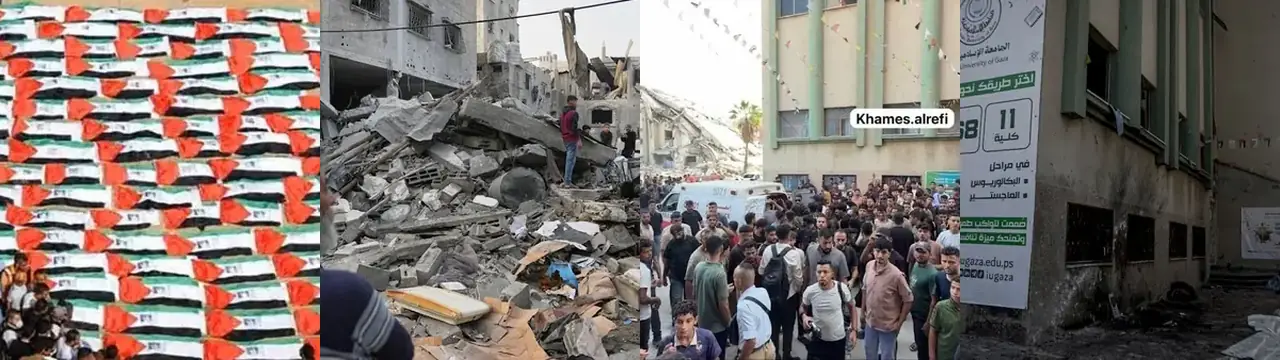 Hamas fordæmir loftárásir á háskóla á Gaza