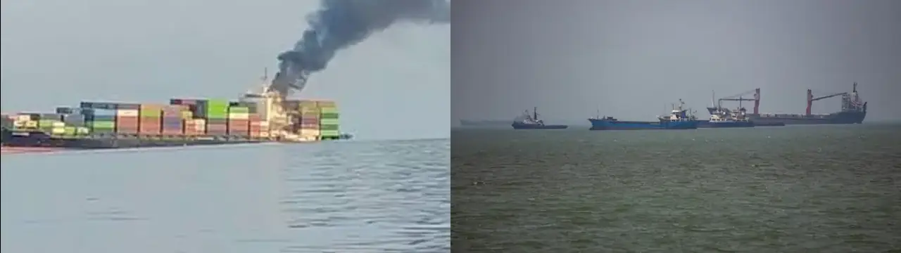 Íran segir gámaflutningaskip hafa sokkið við Hormuz-sund