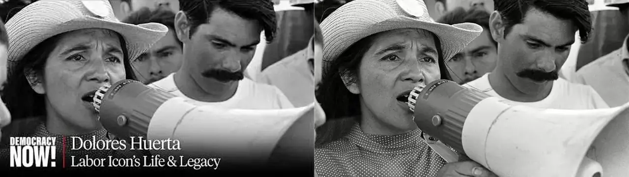 Dolores Huerta, baráttukona verkafólks, lést 96 ára
